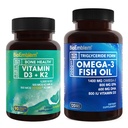 Bioemblem Vitamin D3 K2 Omega-3 Fish Oil 2000mg