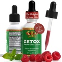 ZETOX MD124; Zeolite Detox for børn og voksne MD124; forbedret med Methylvitamin B12 og D3 MD124; Premium Grade Liquid Clinoptilolite Zeolite Drops 124; Understøtter Gentle Daglig Detox, Energi, og Focus (60 Servere)