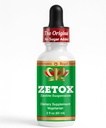 ZETOX MD124; Zeolite Detox for børn og voksne MD124; forbedret med Methylvitamin B12 og D3 MD124; Premium Grade Liquid Clinoptilolite Zeolite Drops 124; Understøtter Gentle Daglig Detox, Energi, og Focus (60 Servere)
