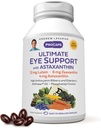 ANDREW LSSMAN Ultimate Eye Support med Astaxanthin 180 Softgels - 12mg Lutein, 6mg Zeaxanthin, 4mg Astaxanthin, Bilberry. Vigtige næringsstoffer til støtte øje sundhed, fremme sund vision. Ingen tilsætningsstoffer