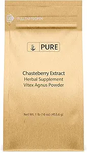 Pure Original Ingredienser Chasteberry Extract (1lb) Vitex Agnus- Castus Tree, Non- GMO