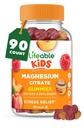 Lifeable Magnesium Gummies for Kids | 170mg Elemental Magnesium from 1,420mg Magnesium Citrate | Great Tasting Kids Magnesium Supplement | Muscle Support and Stress Relief Chewable | 90 Gummies
