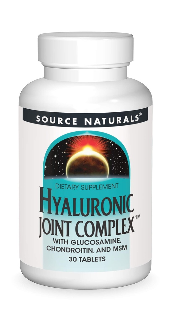 Kilde Naturals Hyaluronic Joint Complex med Glucosamin, Chondroitin & MSM - 30 tabletter