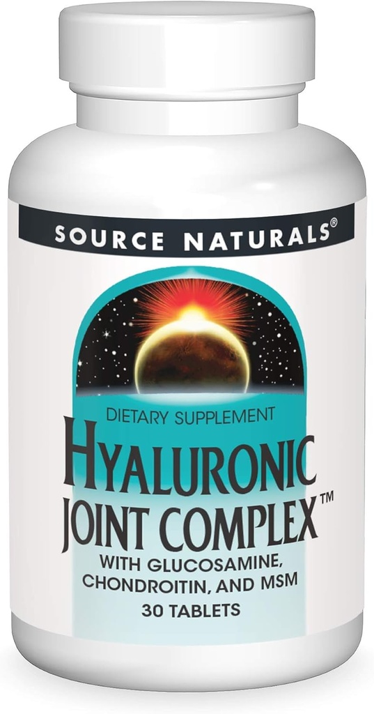 Kilde Naturals Hyaluronic Joint Complex med Glucosamin, Chondroitin & MSM - 30 tabletter