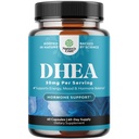 DHEA supplement for kvinder & mænd - Pure DHEA 50mg for Hormone Balance, Forbedrer mood stabilitet, hjerne funktion, immunsystem, energi & fertilitet - Dehydroepiandrosterone kapsler til voksne - 60 Ct