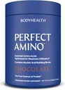 BodyHealth PerfectAmino Powder - BCAA og EAA Powder til Pre and Post Workout - Amino Acid Energy Drikke for mænd og kvinder til at støtte Lean Muskel og inddrivelse - Chokolade - 60 Servering