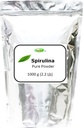 Organisk dyrket Spirulina pulver 1000g (1,0Kg, 2,2 lb) Bulk Pure Fresh GMO Gratis ikke-bestrålet