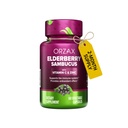ORZAX Elderberry Capsules - immunsupporttilskud med Elderberry C-vitamin og zink - antioxidanter supplement til kvinder og mænd (60 vegetabilske kapsler)