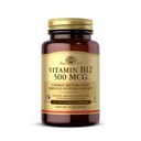 Solgar Vitamin B12 500 mcg - 100 Vegetabilske kapsler - Energi Metabolisme & Nervesystemet Support - Non- GMO, Vegan, Gluten & Dairy Free, Kosher, Halal - 100 Servere