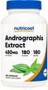 Nutricost Andrographis Extract 450mg, 180 vegetariske kapsler - Non- GMO & Gluten Free
