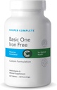 Cooper Complete - En om dagen Complete Multivitamin uden jern - Dagligt multivitamin og mineraltilskud - 60 dages tabletter per flaske. Pakning med 1