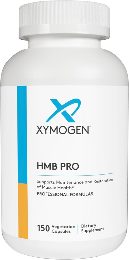XYMOGEN HMB PRO - HMB Kosttilskud til muskel Inddrivelse - Calciumtilskud med vitamin D3 - Gluten Free, Vegan, Non GMO (150 kapsler)