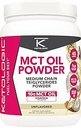 Ketologisk MCT Oil Powder Unflavored (1 LB) - Keto Coffee Creamer & Energy Support - 41 Servering af medium kæde triglycerider til Focus & Fuel