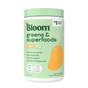 Bloom Nutrition Superfood Green Powder, fordøjelsesenzymer med probiotika og Prebiotika, Gut Health, Bloating Relief for Women, Chlorella, Green Juice Mix med Beet Root Powder, 25 SVG, Mango