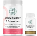 Feminin Vitality Bundle - 7 Mushroom Complex & kvinders Daily 7 Essentials for Complete Wellness