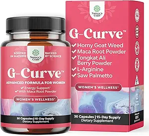Natures Craft G Curve Horny Geat Weed for Women - Opfriskende feminine Blend med Maca Root Kvinde og Tribulus Terrestris Forbedret energi Mood Performance