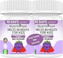 Kids Chewable Iron Supplement, Ferronyl ® Carbonyl Iron 9 mg, C-vitamin 30 mg, Grape Flavor, 90 tabletter (2 flasker)