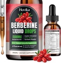 Berberine HCL Liquid Drops - 1500 mg Absorbable Berberine Liquid Drops - Berberine Veggie supplement til immunforsvar, fordøjelsessystem og hjerte sundhed støtte, Strawberry Flavor - 2 FL Oz