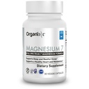 Organixx Magnesiumsupplement, naturlige Magnesiumkapsler til støtte for søvn, muskelgendannelse, med vitamin B6 og mangancitrat og glycinat, høj absorption, Vegan, Non GMO (30 Tæl)