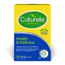 Culturelle Sundhed & Wellness Daglig Probiotisk for kvinder & mænd - 30 Greve - 15 milliarder CFU & A Proven- Effektiv Probiotisk Strain Support dit immunsystem - Gluten Free, Soy Free, Non- GMO