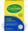 Culturelle Sundhed & Wellness Daglig Probiotisk for kvinder & mænd - 30 Greve - 15 milliarder CFU & A Proven- Effektiv Probiotisk Strain Support dit immunsystem - Gluten Free, Soy Free, Non- GMO