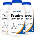 Nutricost Taurine 1000mg; 400 kapsler (3 flasker)