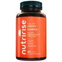 Nutrise Organic Ashwagandha Root Capsules with Black Pepper, 1300mg, Natural Stress & Mood, Thyroid & Immunsupport Supplement, Clarity, Focus & Energy, Gluten Free, 60 Greve