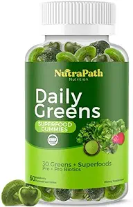 Superfood Daily Green Gummies - Frugt, Veggies og Super Foods for Immunitet, Energi - 60 Gummies