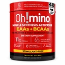 Mino Essential Aminosyretilskud. Tropical Splash, Stimulant- Free Powder. Alle 9 EAA 'er, BCAA' er og den perfekte Amino til træning, Amino Energy, og til at opbygge muskler, og gendanne hurtigere.