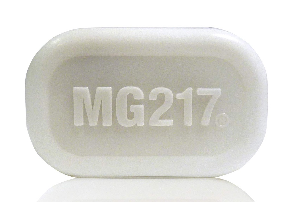 MG217 Psoriasis Dead Sea Exfoliating Bar Sæbe - Dead Sea Salt, Mud, Aloe Vera, Vitamin E & Rose Geranium Oil for Psoriasis Skincare, 3.2oz
