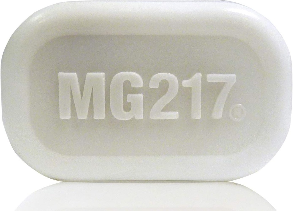 MG217 Psoriasis Dead Sea Exfoliating Bar Soap - Dead Sea Salt, Mud, Aloe Vera, Vitamin E & Rose Geranium Oil for Psoriasis Skincare, 3.2oz