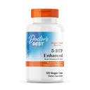 Læger Bedste 5- HTP Forbedret med vitaminer B6 & C, Understøtter Mental & Følelsesmæssig Well- Being, Non- GMO, Gluten Free, Soy Free, Vegan 120 Veggie Caps
