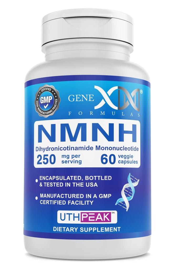 Genex Formulas 250 mg NMNH (60 kapsler - 30 Servering)