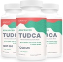 TUDCA lever kosttilskud 1000mg - 180 Vegankapsler, Mælk Thistle Herbal Blend med Fulvic og Humic Acid til lever, fordøjelsessygdomme