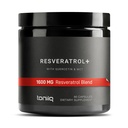 Toniiq 1600mg Resveratrol Blend - Ultra High Renhed og 3. part testet - med MCT Oil for Tilføjet Biotilgængelighed - Optimal NAD supplement