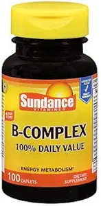 Sundance Vitaminer B- Complex 100% daglig værdi, 100 greve hver (2)