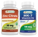 Zinkcitrat 30 mg & vitamin K2 (MK7) med D3