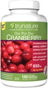 trunature Tranebær 650 mg, 140 vegetariske kapsler (2 Pack)