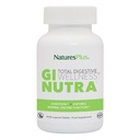 NaturesPlus GI Natural Total fordøjelse Wellness - 90 Bi- Layered Tablets - med L- Glutamin, Probiotika, Prebiotics & Enzymes - Gluten Free - 30 Servere