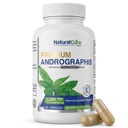 Naturlige Cure Labs Premium Andrographs Paniculata Extract 1,200mg med 100mg Andrographolides Vegan Kapsler til immunforsvar & fordøjelsesstøtte, Non- GMO, Gluten Free, Herbal Kosttilskud