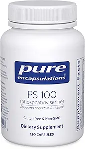 Pure Encapsulations PS 100 | Phosphatidylserine Amino Acid Supplement for Brain and Memory* | 120 Capsules