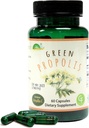 Greenbow Green Propolis - Ægte Brasiliansk Green Propolis, Indeholder Artepillin C - En af de mest næringsrige pakket (Vegan Capsule)