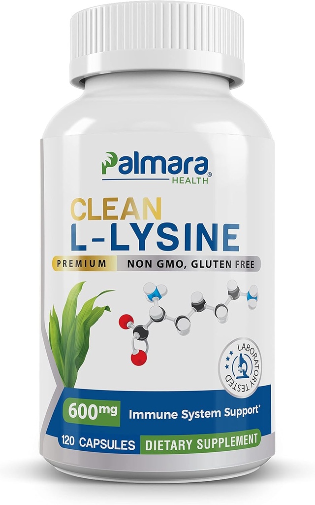 Palmara Health Clean L- Lysin 600mg, 120 Kapseler