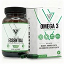 Vedge Vegan Omega 3 Multivitamin til kvinder og mænd - Plantbaseret Algal EPA & DHA + vitamin B12, vitamin D, K2, Magnesium, Zink & Selen - 30-Day Supply - non-GMO, Gluten Free, Made in USA