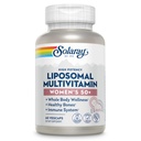 SOLARAY Liposomal Multivitamin til kvinder 50 Plus, Forbedret Absorption med jern, D-vitamin, C-vitamin, B12, biotin & mere, immunforsvar & ben sundhed, Vegan, 30 Servere, 60 VegCaps