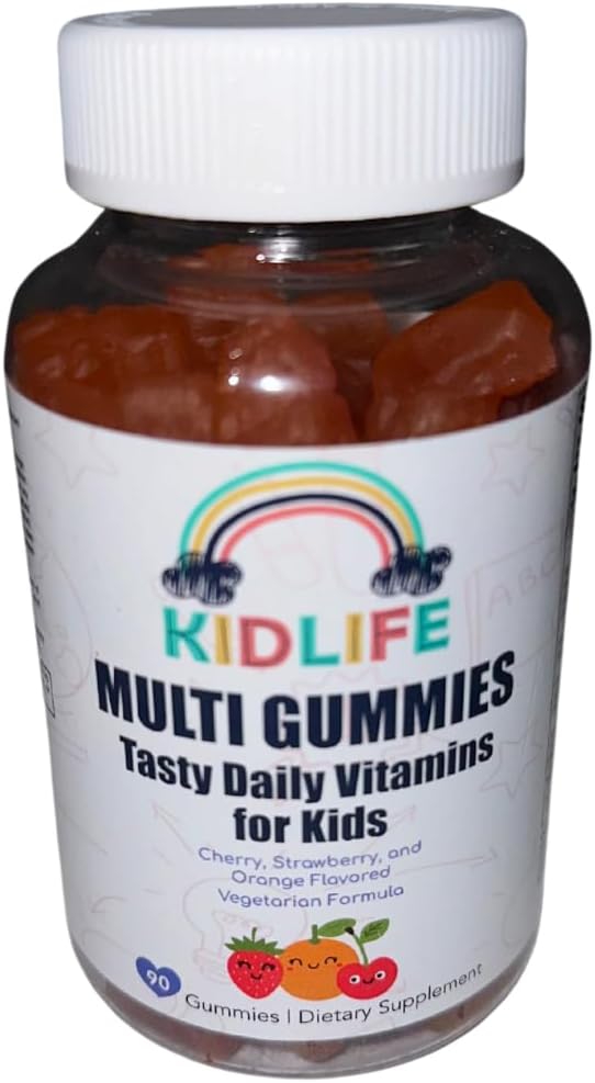 KJ3 Essentials KIDLIFE Daily Gummies - Vitaminer til børn 90 Grev Vegan. Immunstøtte. Soft og Tasty