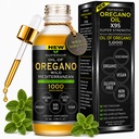 Organic Oregano Oil Drops - 1.000 Servere, 12 Måned Supply, Wild Oil of Oregano 9X Carvacrol, Immun & fordøjelsesstøtte, non-GMO, Food Grade Herbal Supplement, Alternativ til olie af Oregano Tincture