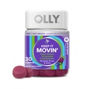 OLLY Hold det glidende Forstoppelse Relief, Rabarber, Prunes, Amla - Plum Berry Flavor - 30ct