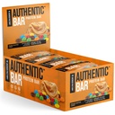 Jacked Factory Autentiske Bar Peanut Butter Candy Protein Bars - Tasty Meal Erstatning Energy Bars w / 16g Whey Protein Isolate, Natural Sugars from Pure Honey, Sund Fedt - 12 Pack