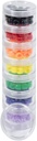 GMS Small 7 Day Stack- able Pill Organizer Case for Medication, Vitaminer, og kosttilskud med 7 låg - en til hver transportabel og aftagelig beholder (Clear)